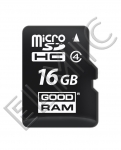 Memory Card microSDHC 16GB Class 4 + adapter SD R10 GOODRAM (TF Transflash) SDU16GHCAGRR10