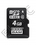 Karta pamięci microSDHC 4GB Class 4 + adapter SD R10 GOODRAM (TF Transflash) SDU4GHCAGRR10
